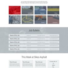 Sikes Asphalt Homepage